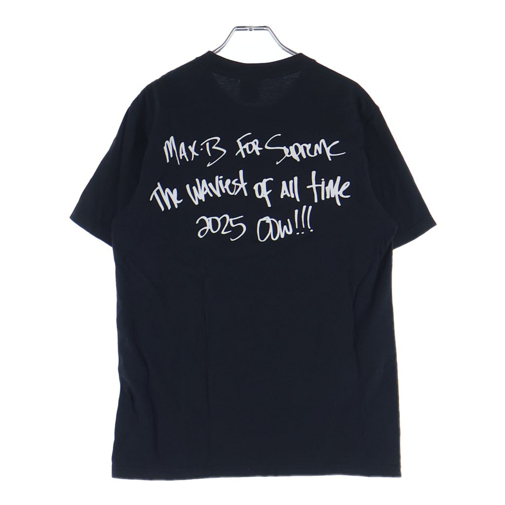 SUPREME(シュプリーム) 25SS Max B Tee マックスティー 半袖Tシャツ カットソー ブラック
