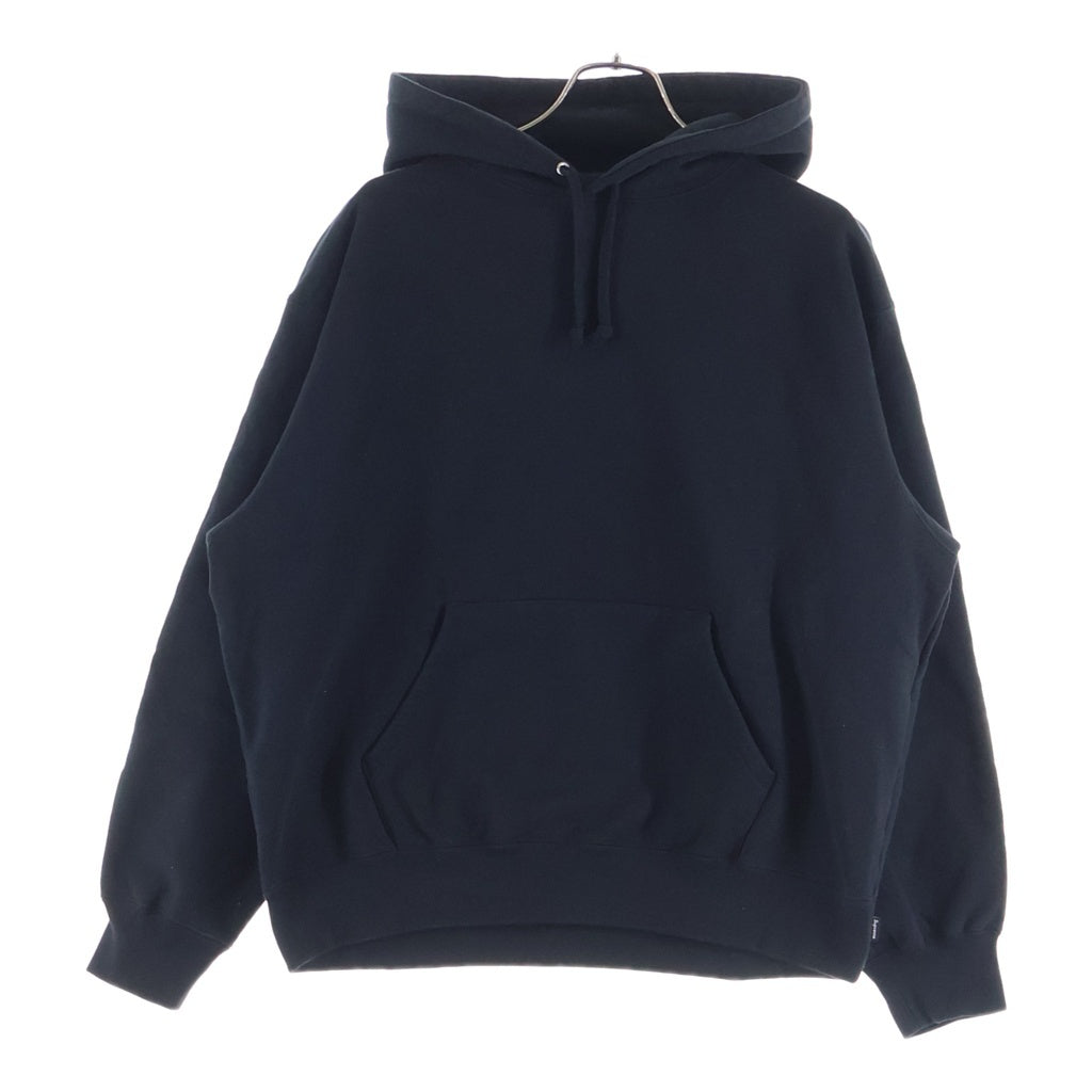SUPREME(シュプリーム) 25AW Satin Applique Hooded Sweatshirt サテンアプリケフーデッドスウェットシャツ パーカー フーディ ブラック