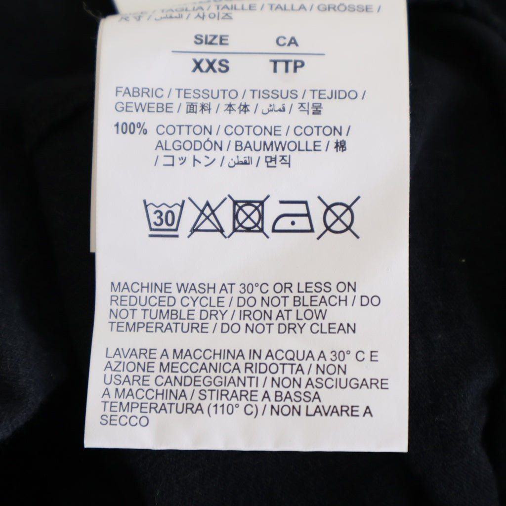 OFF-WHITE(オフホワイト) DIAG THERMO MEN OVER MOCK TEE ダイアグ サーモ メン オーバー モック 長袖Tシャツ ブラック OMAB032E19185006