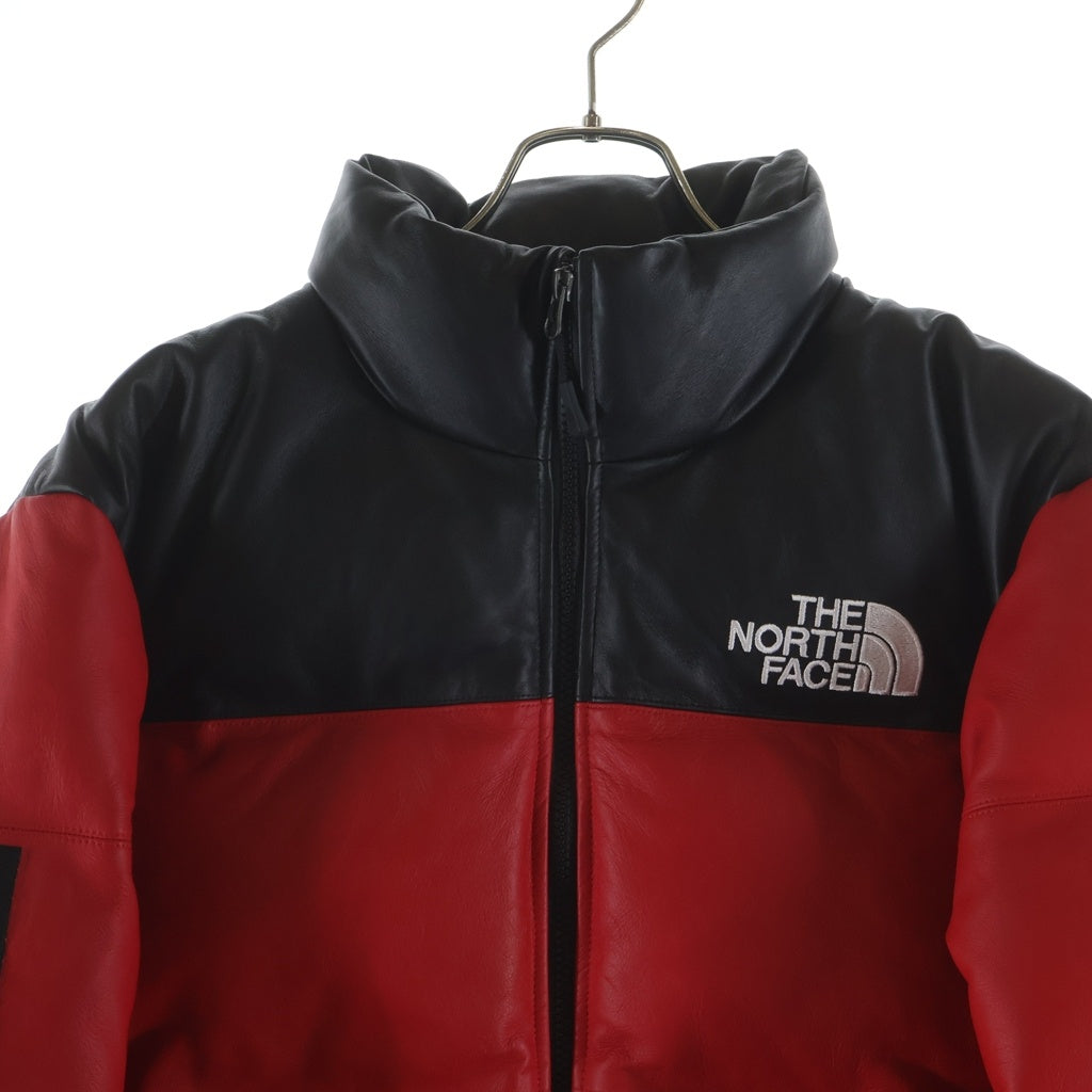 SUPREME(シュプリーム) 17AW ×THE NORTH FACE Leather Nuptse Jacket