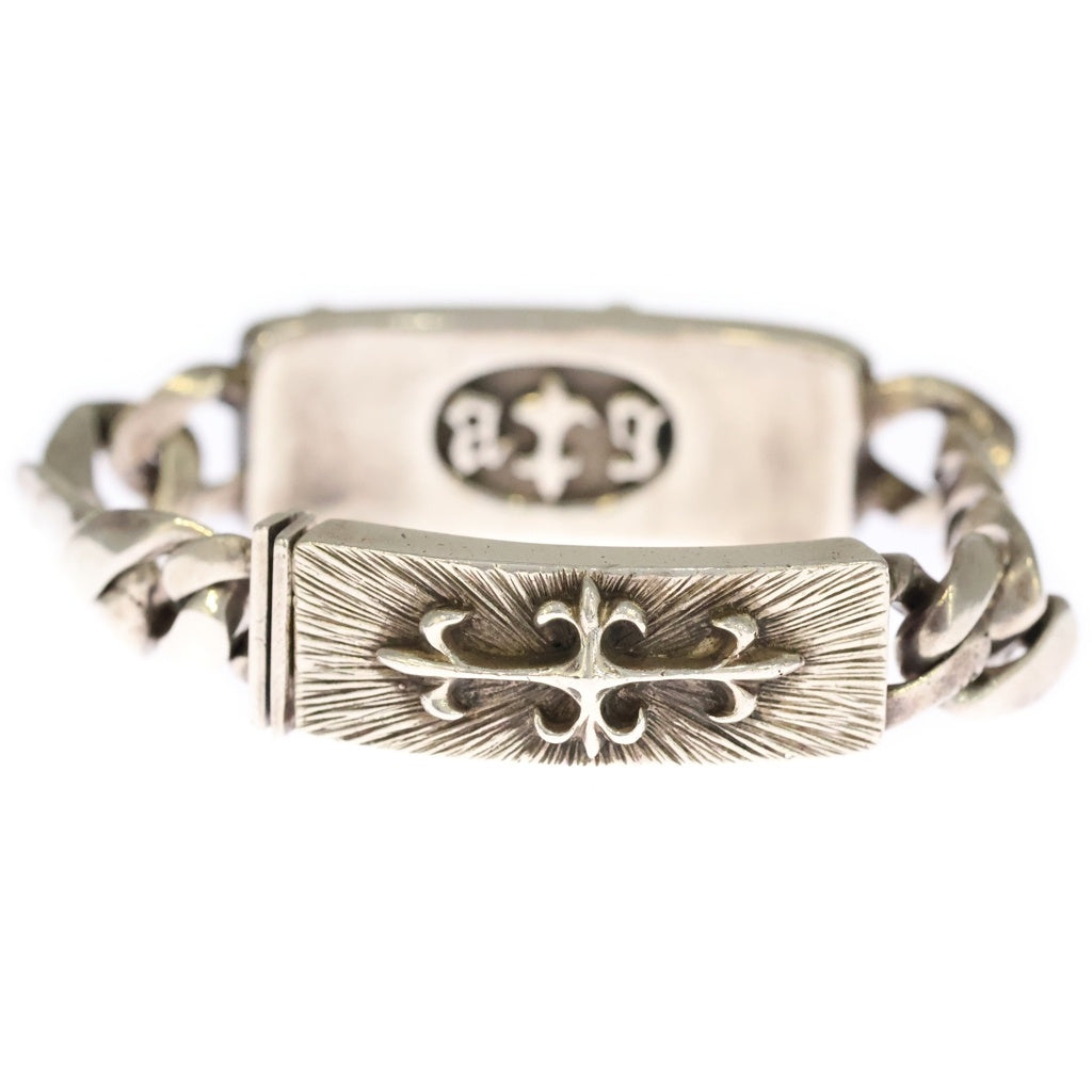 A&G(エーアンドジー) DBL CLASSIC ID BRACELET ダブル クラシックリンク IDブレスレット シルバー