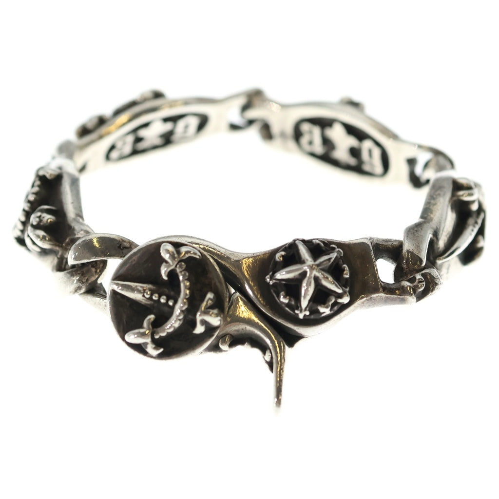 A&G(エーアンドジー) BRACELET ダガー リンク クリップ ブレスレット シルバー