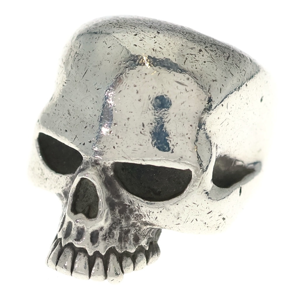 CRAZY PIG(クレイジーピッグ) EVIL SKULL RING ラージ スカルリング シルバー