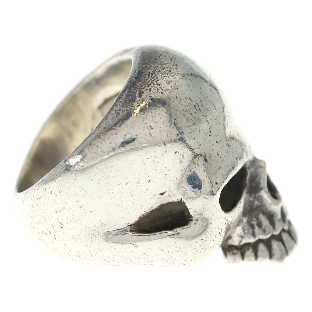 CRAZY PIG(クレイジーピッグ) EVIL SKULL RING ラージ スカルリング シルバー