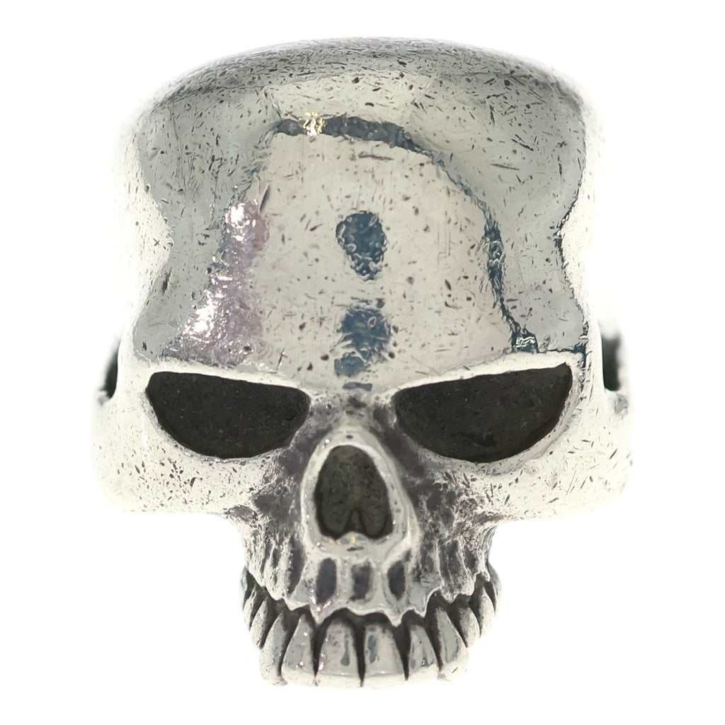 CRAZY PIG(クレイジーピッグ) EVIL SKULL RING ラージ スカルリング シルバー