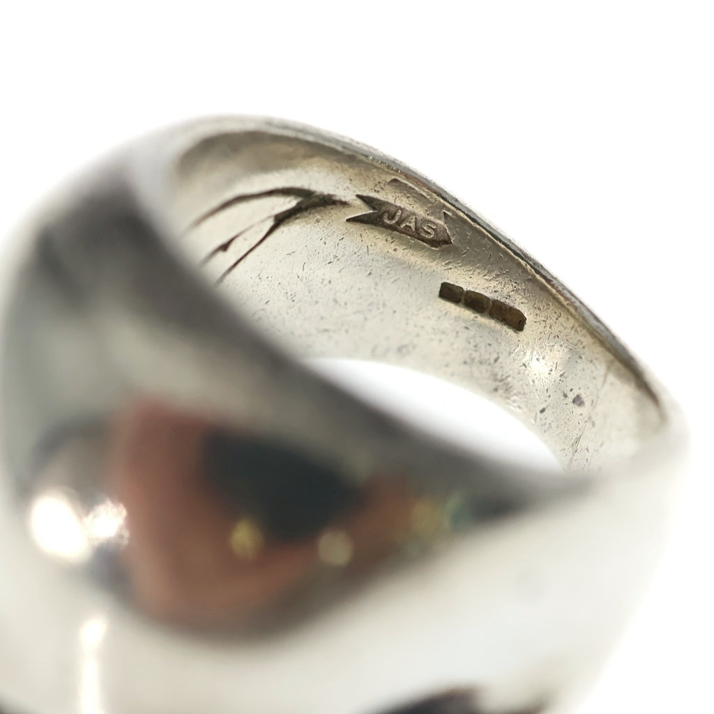 CRAZY PIG(クレイジーピッグ) EVIL SKULL RING ラージ スカルリング シルバー