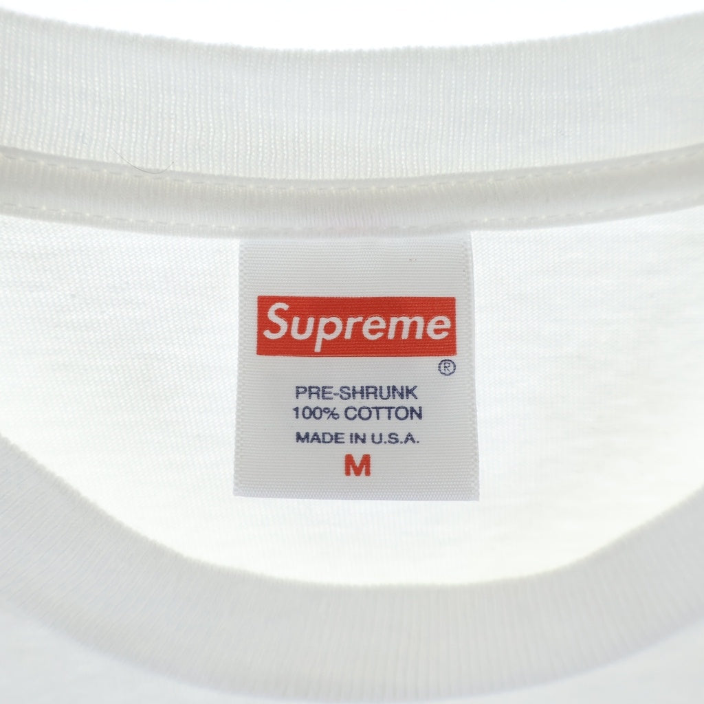 SUPREME(シュプリーム) 21SS ×KAWS Chalk Logo Tee カウズ チョーク ボックスロゴ クルーネック 半袖Tシャツ カットソー ホワイト