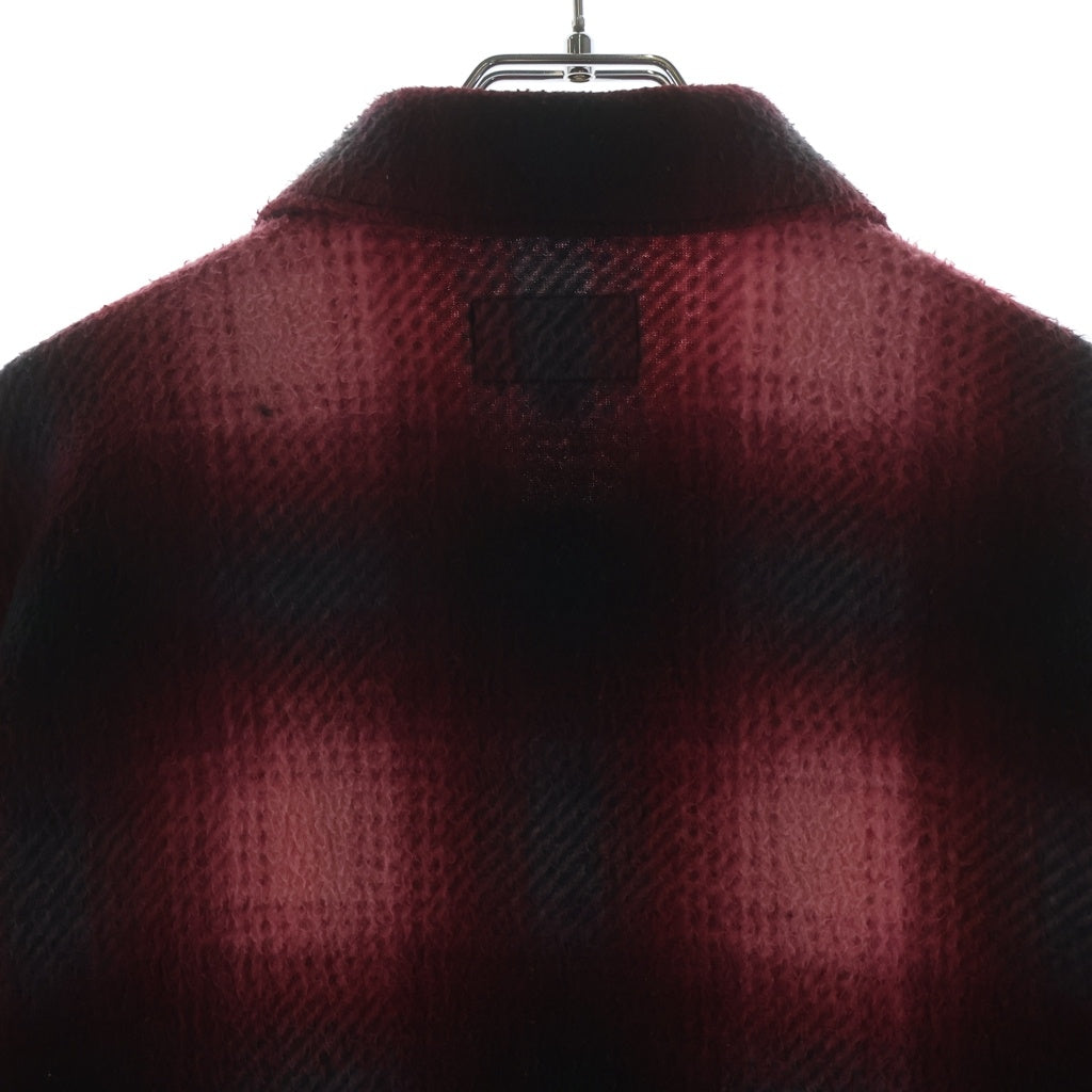 SUPREME(シュプリーム) 20AW Shadow Plaid Fleece shirt オンブレ フリース チェック シャツ レッド