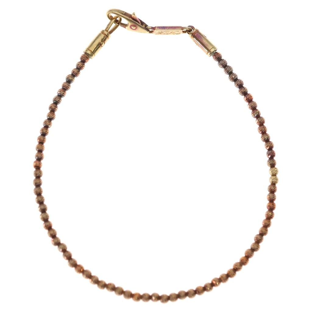 SJX(エスジェイエックス) GLITTER BRACELET ミラーボールカットビーズブレスレット ゴールド