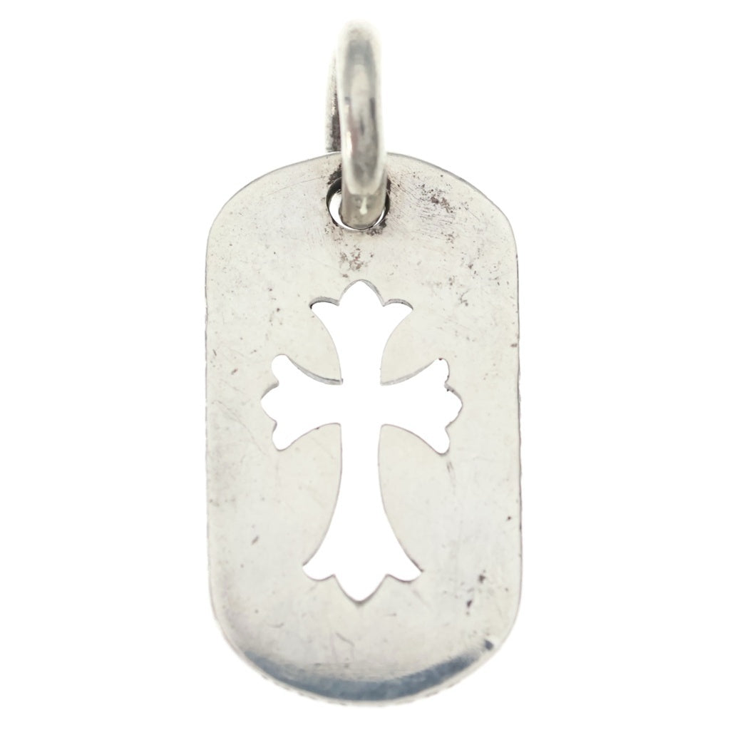 CHROME HEARTS(クロムハーツ) D TAG SML CO CRS カットアウトクロスドッグタグ スモール ペンダントトップ シルバー BCA242