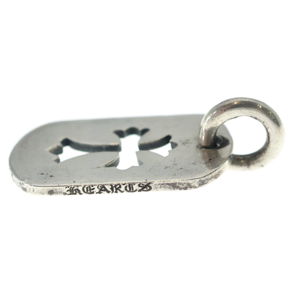 CHROME HEARTS(クロムハーツ) D TAG SML CO CRS カットアウトクロスドッグタグ スモール ペンダントトップ シルバー BCA242