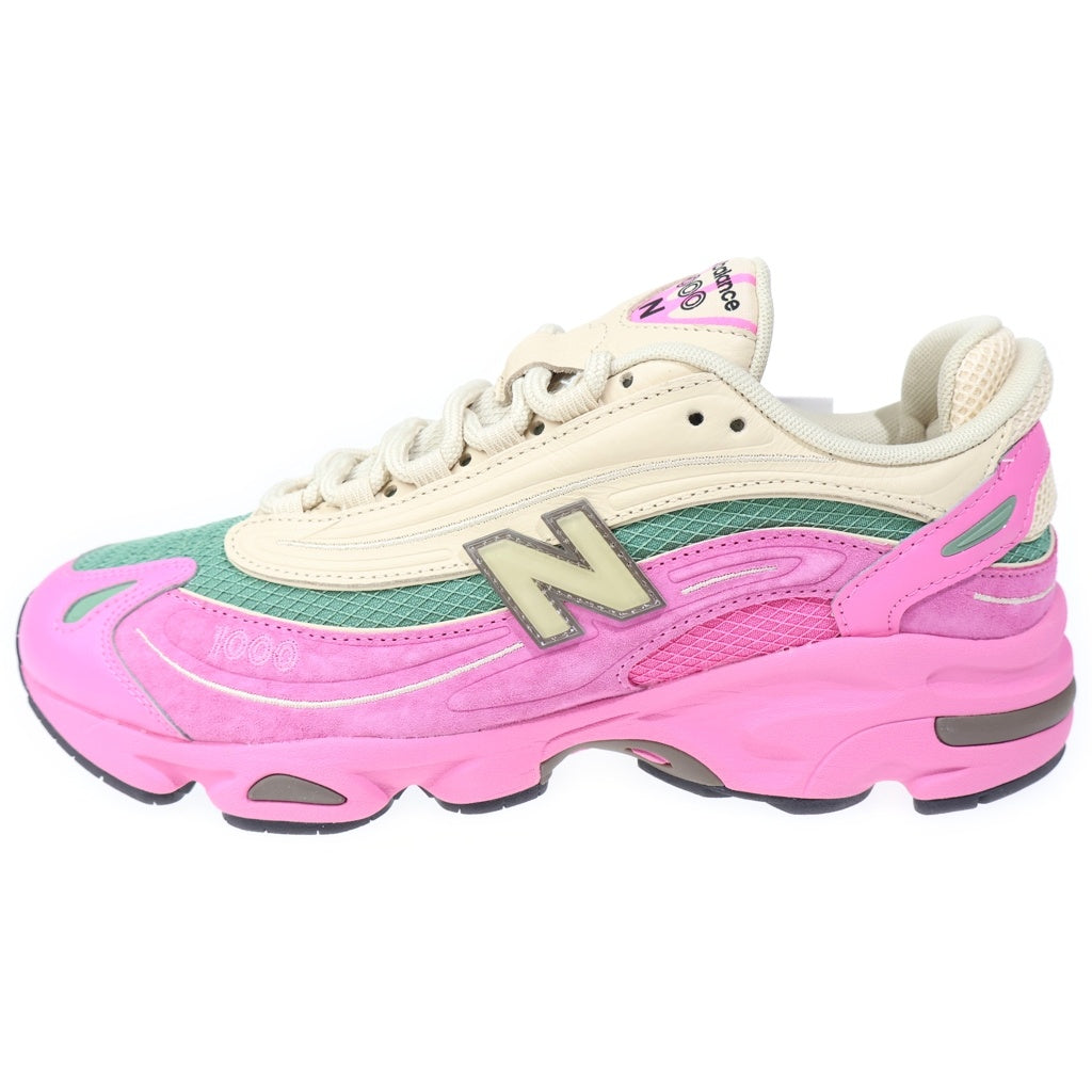 New Balance(ニューバランス) M1000MC スエード ローカットスニーカー ベージュ/ピンク