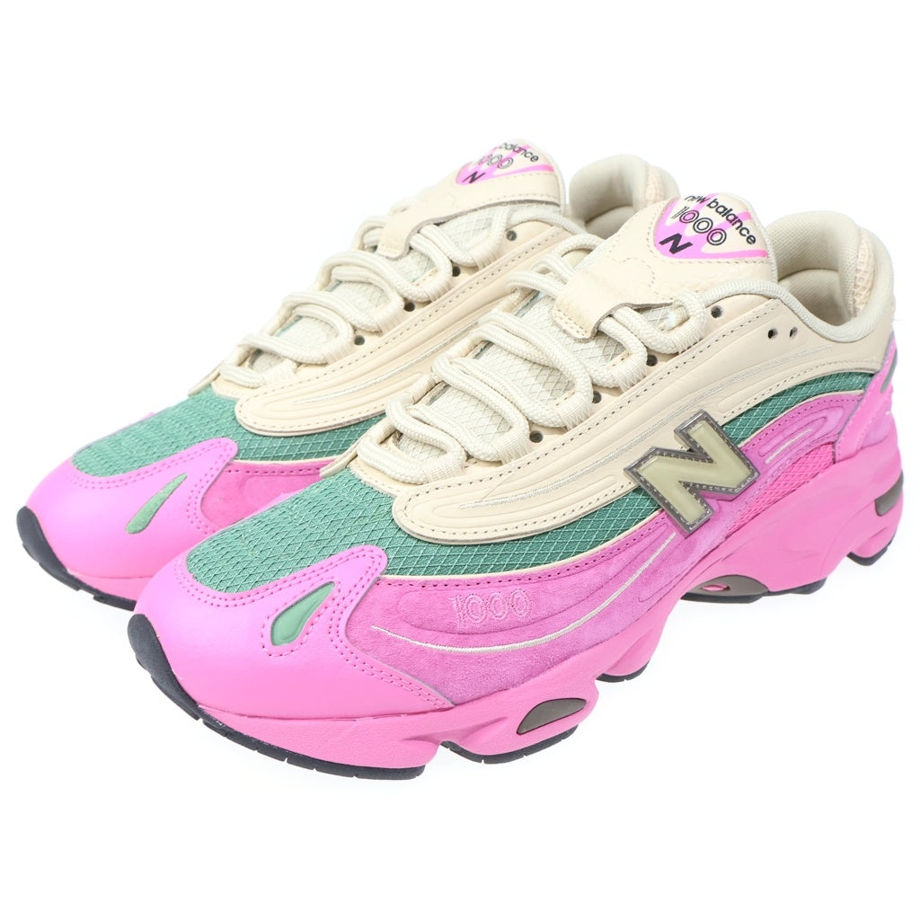 New Balance(ニューバランス) M1000MC スエード ローカットスニーカー ベージュ/ピンク