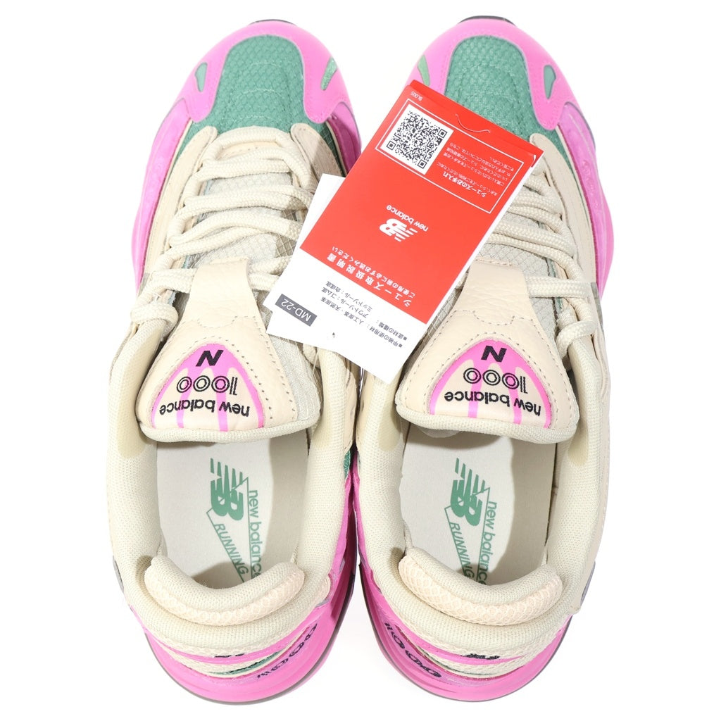 New Balance(ニューバランス) M1000MC スエード ローカットスニーカー ベージュ/ピンク