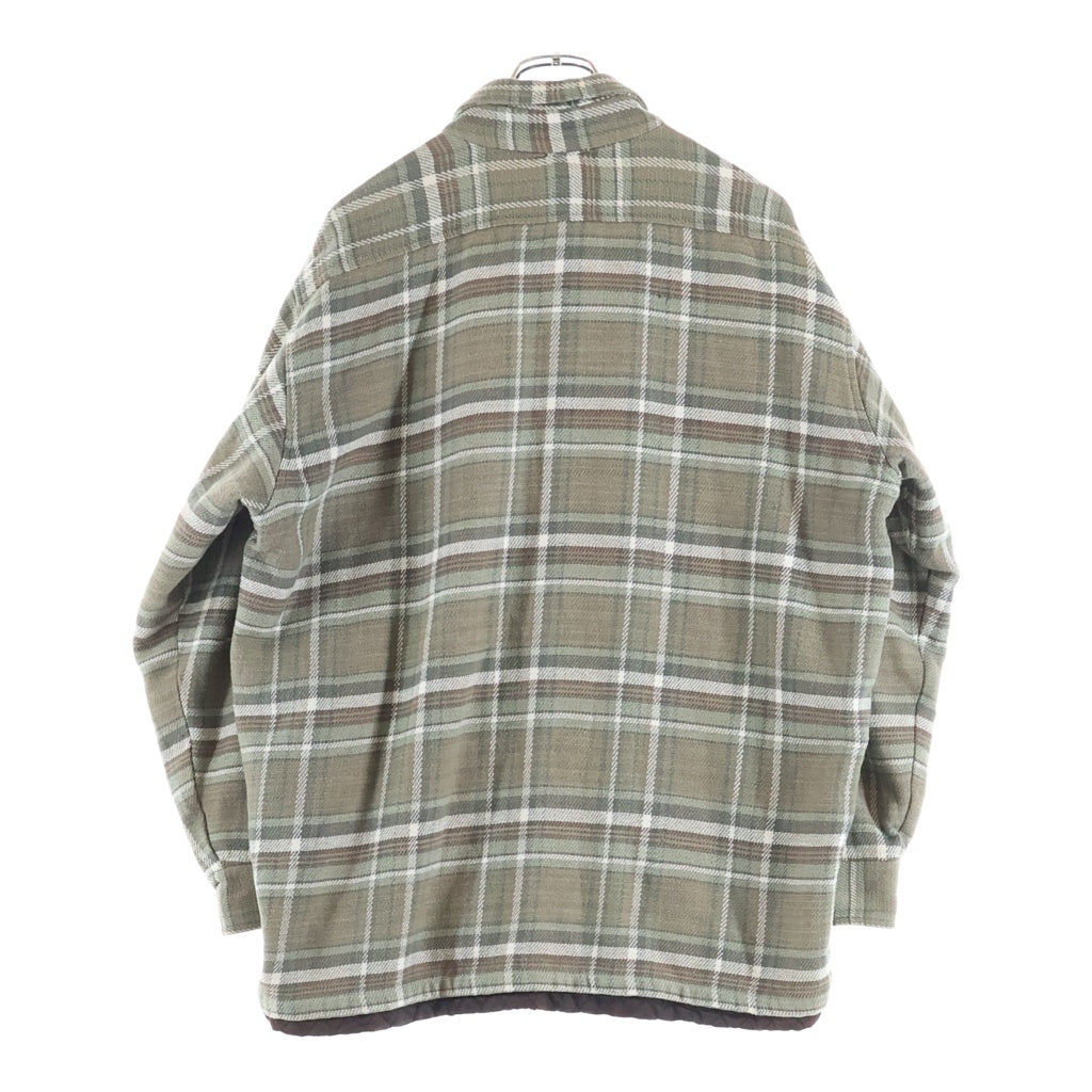 STUSSY(ステューシー) 90S 裏地キルティング チェック シャツ