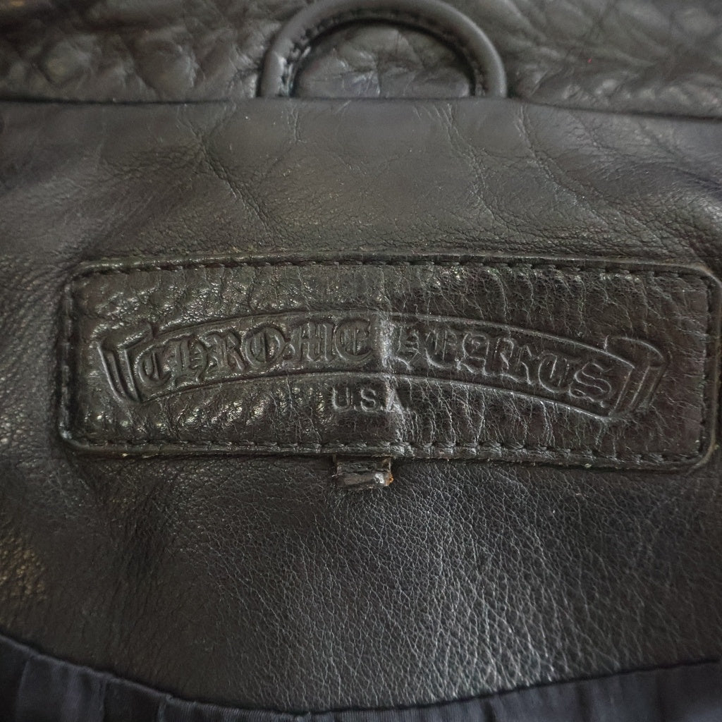 CHROME HEARTS(クロムハーツ) RACING2 レーシング2 ダガージップシングルライダースレザージャケット