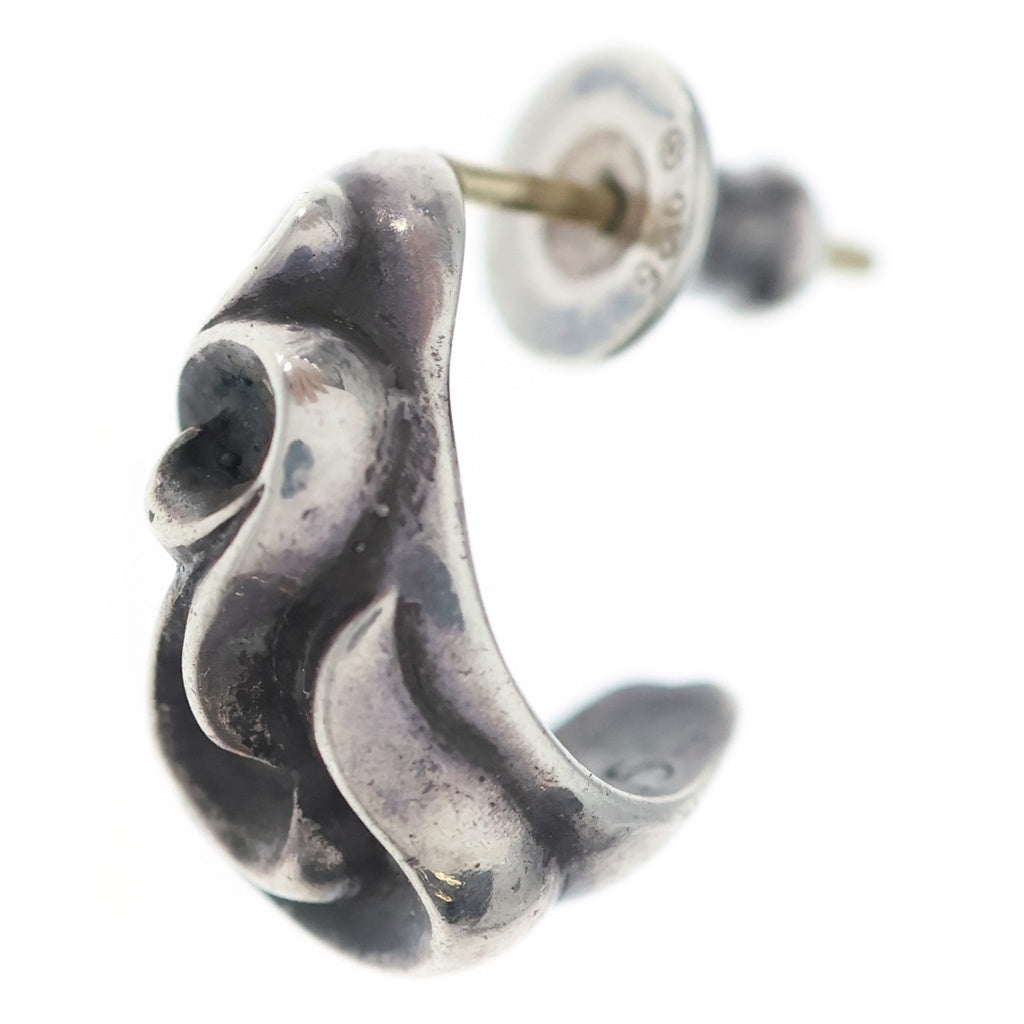 CHROME HEARTS(クロムハーツ) CARVED TEARDROP カーブドティアドロップ ピアス シルバー BCA091