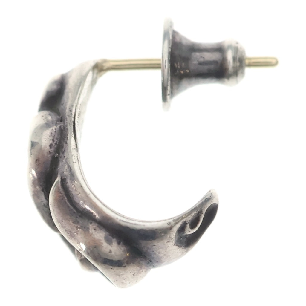 CHROME HEARTS(クロムハーツ) CARVED TEARDROP カーブドティアドロップ ピアス シルバー BCA091