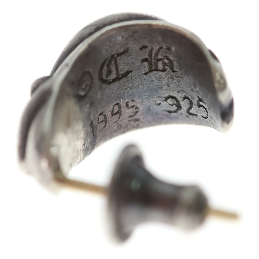 CHROME HEARTS(クロムハーツ) CARVED TEARDROP カーブドティアドロップ ピアス シルバー BCA091