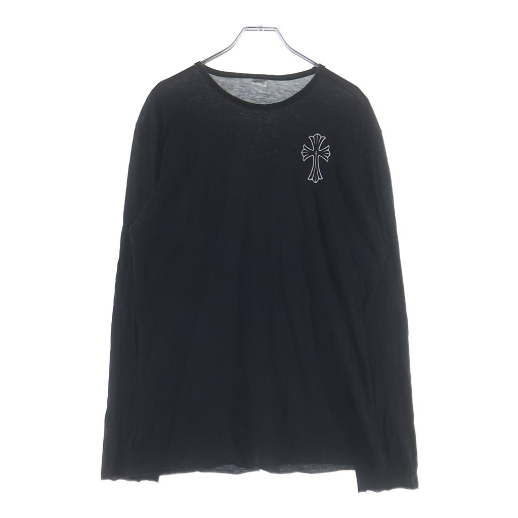 CHROME HEARTS(クロムハーツ) OLD CHロゴ バックプリント 長袖インナーシャツ ブラック
