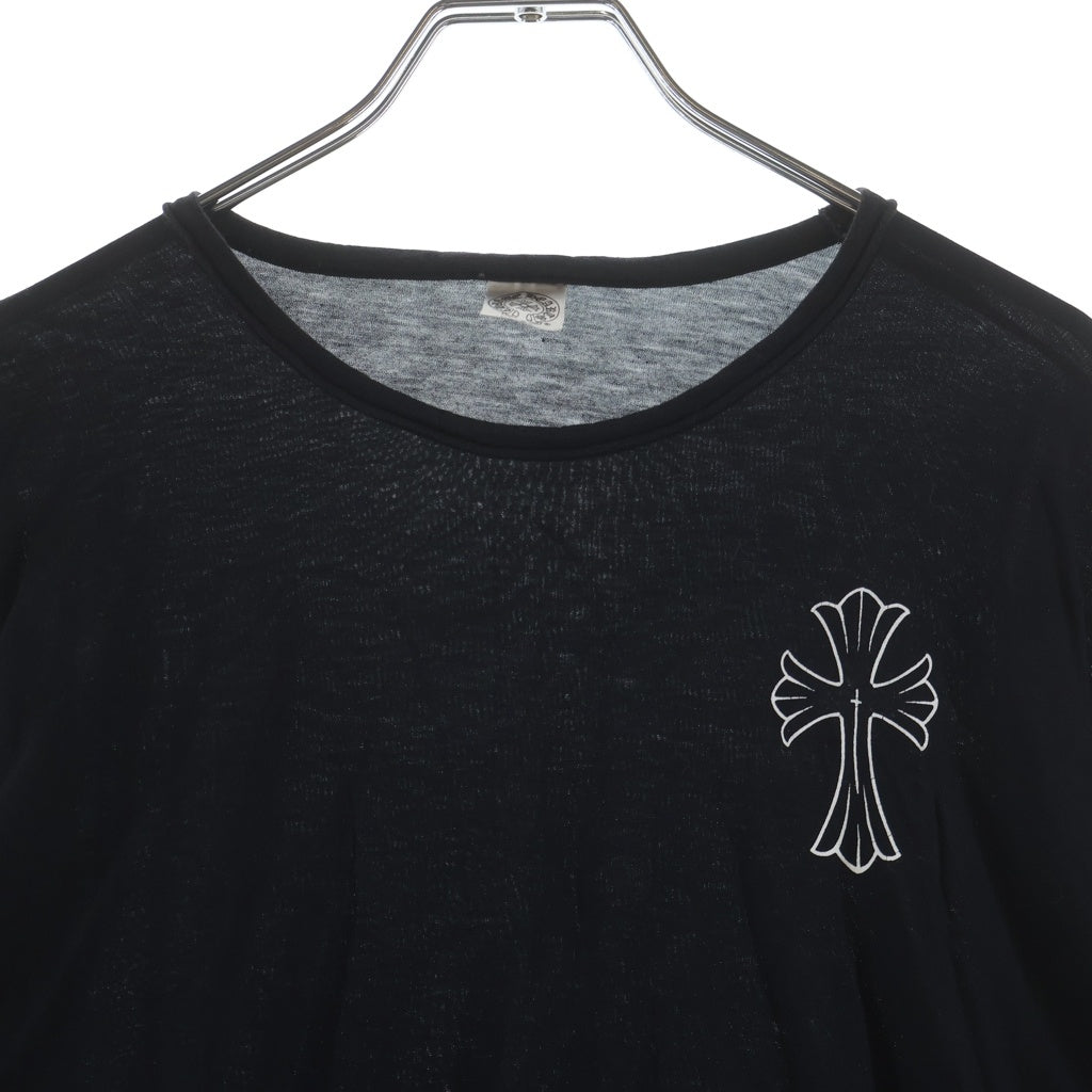 CHROME HEARTS(クロムハーツ) OLD CHロゴ バックプリント 長袖インナーシャツ ブラック