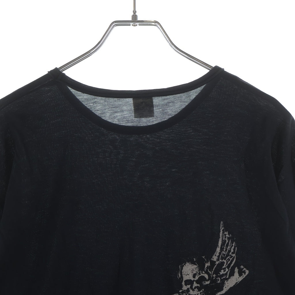 CHROME HEARTS(クロムハーツ) OLD FOTI MISS LERLENE フォティ ミスラーレン プリント 長袖インナーシャツ ブラック