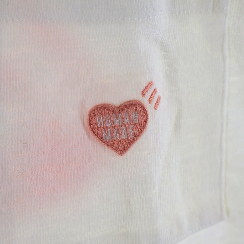 HUMAN MADE(ヒューマンメイド) FLAMINGO POCKET T-SHIRT フラミンゴポケット クルーネック カットソー 半袖Tシャツ ブラウン HM23CS040