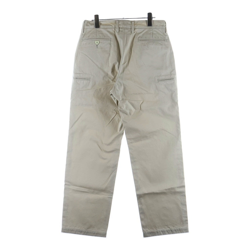 HUMAN MADE(ヒューマンメイド) CHINO PANTS ロゴデザイン マルチポケット チノパンツ ブラウン HM25PT007