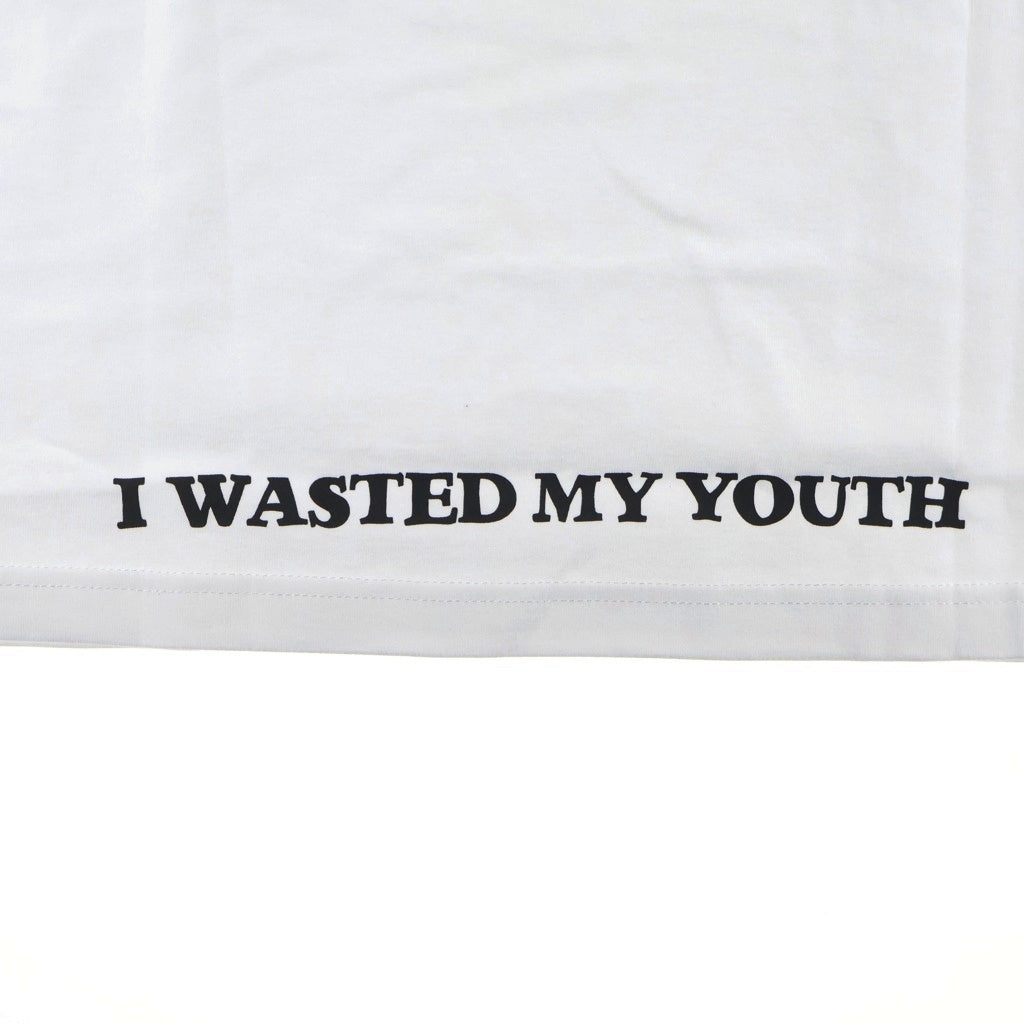 WASTED YOUTH(ウェイステッドユース) ×TAPPEI タッペイ ロゴデザイン クルーネック カットソー 半袖Tシャツ ホワイト