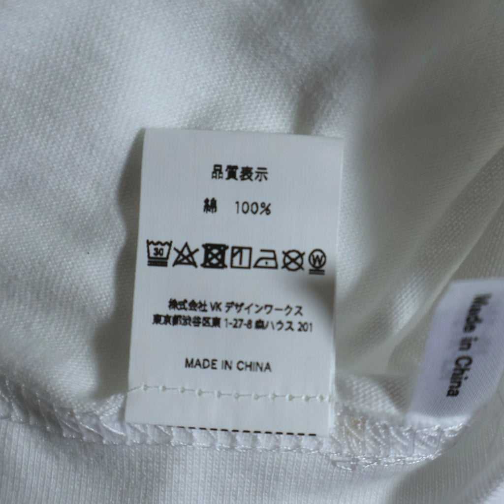 WASTED YOUTH(ウェイステッドユース) ×TAPPEI タッペイ ロゴデザイン クルーネック カットソー 半袖Tシャツ ホワイト
