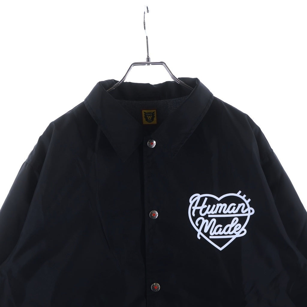 HUMAN MADE(ヒューマンメイド) 24SS COACH JACKET ロゴデザイン コーチジャケット ブラック HM23JK011