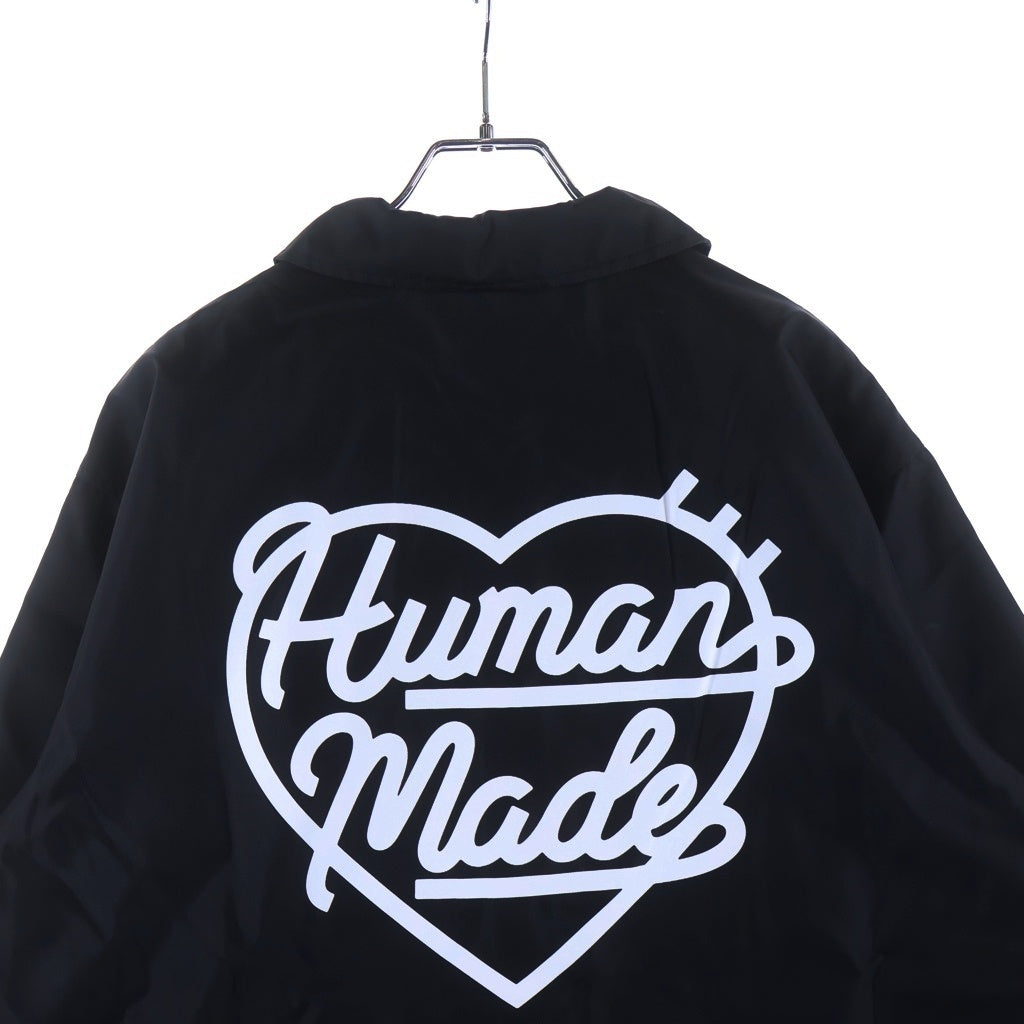 HUMAN MADE(ヒューマンメイド) 24SS COACH JACKET ロゴデザイン コーチジャケット ブラック HM23JK011