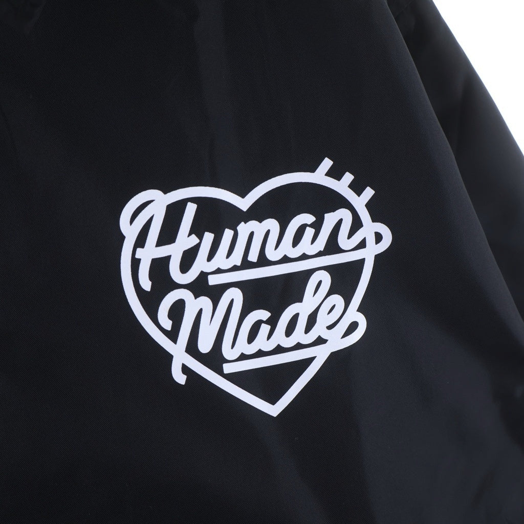 HUMAN MADE(ヒューマンメイド) 24SS COACH JACKET ロゴデザイン コーチジャケット ブラック HM23JK011