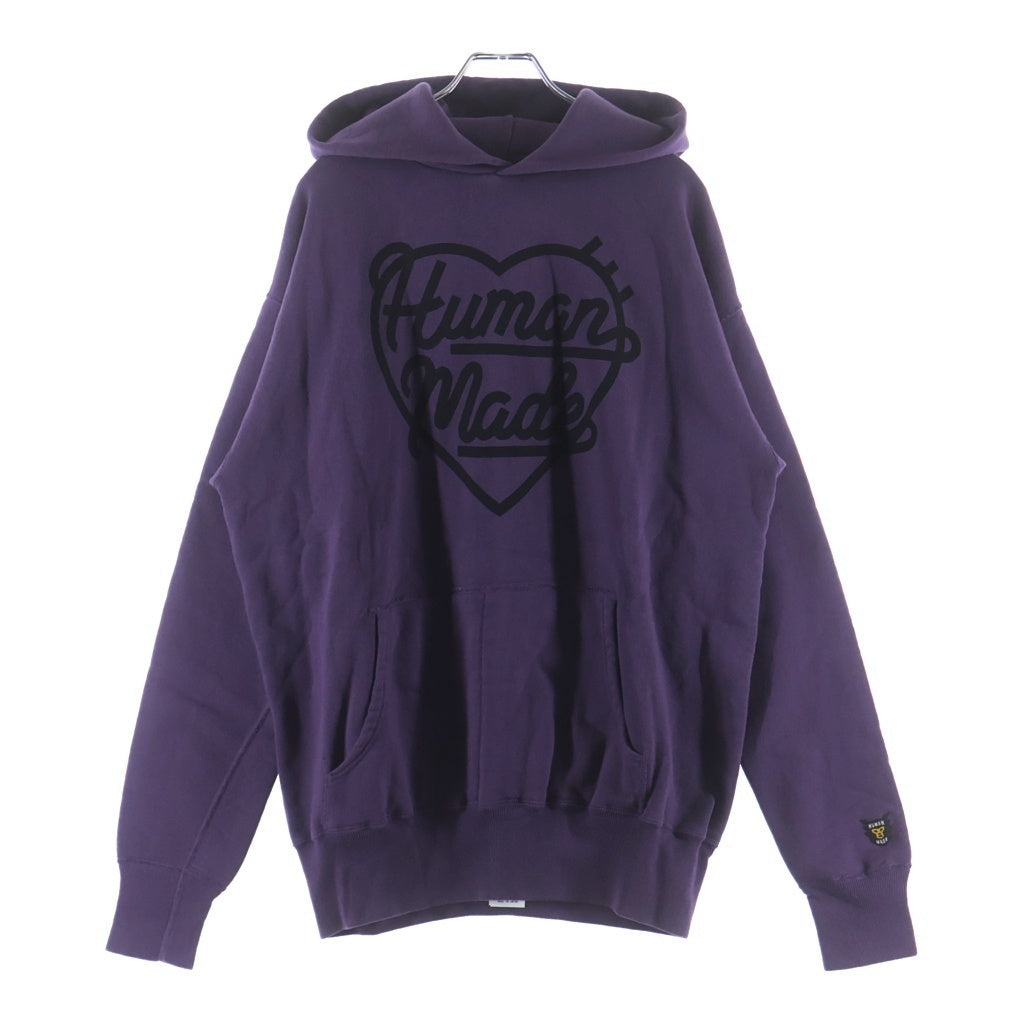 HUMAN MADE(ヒューマンメイド) HEART TSURIAMI HOODIE ハート ツリアミ フーデッド スウェット パーカー パープル HM24CS026