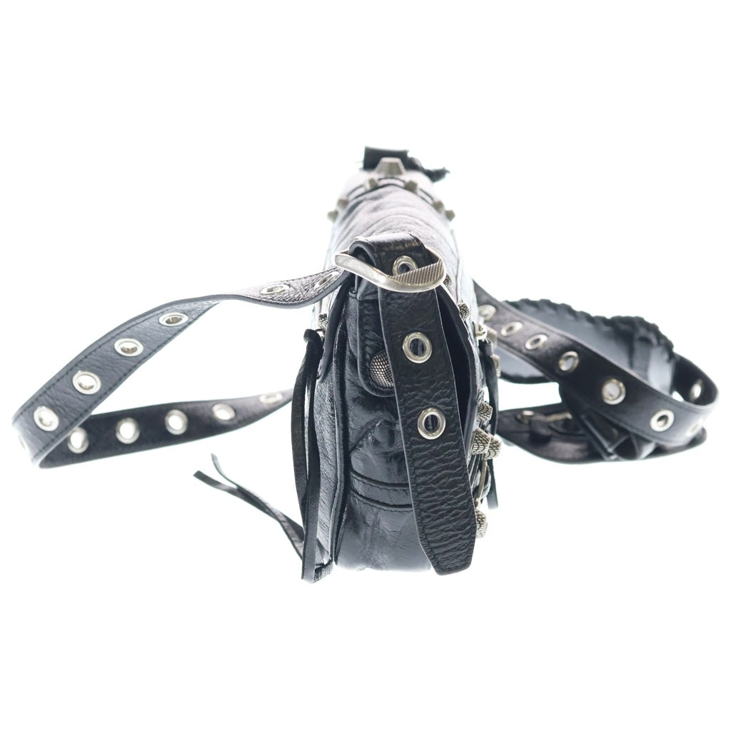 BALENCIAGA(バレンシアガ) LE CAGOLE XS フラップショルダーバッグ ブラック 719082-1000 レディース