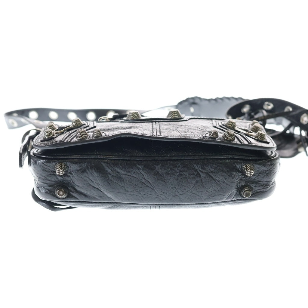 BALENCIAGA(バレンシアガ) LE CAGOLE XS フラップショルダーバッグ ブラック 719082-1000 レディース