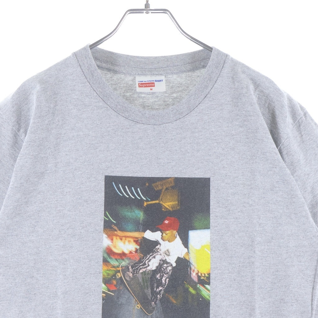 SUPREME(シュプリーム) 14SS ×COMME DES GARCONS SHIRTHAROLD HUNTER プリントクルーネック半袖Tシャツ グレー
