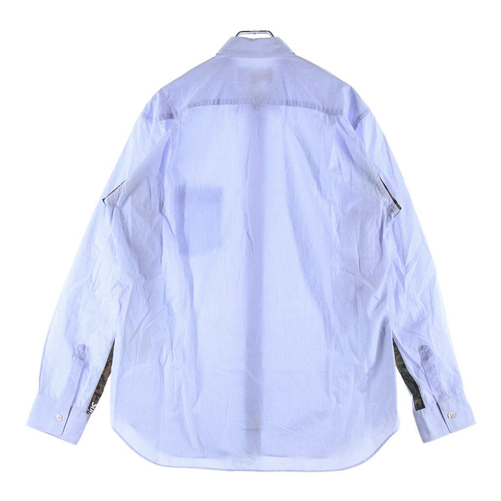SUPREME(シュプリーム) 13SS ×COMME DES GARCONS 袖迷彩切り返し 格子