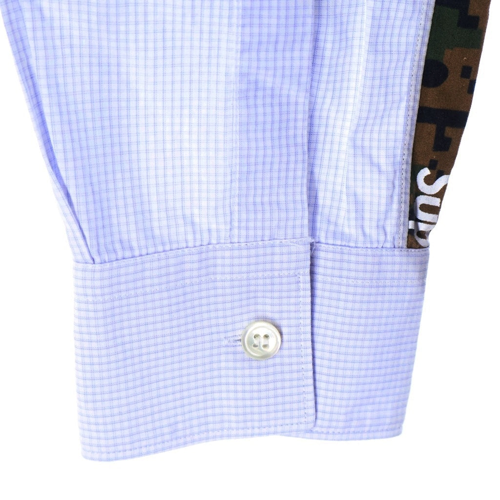 SUPREME(シュプリーム) 13SS ×COMME DES GARCONS 袖迷彩切り返し 格子