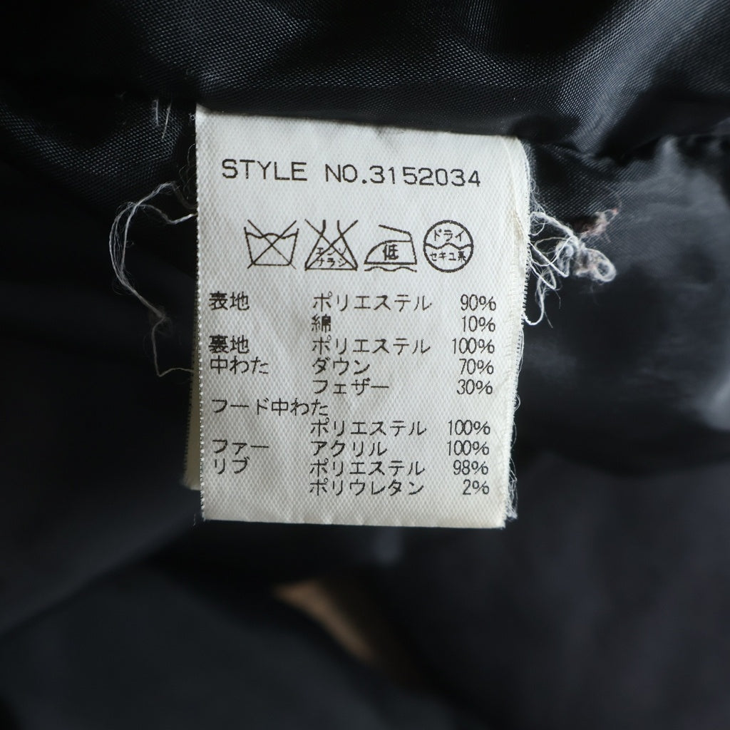 SCHOTT(ショット) HOODED DOWN JACKE フーデッド ダウン ジャケット ブラック