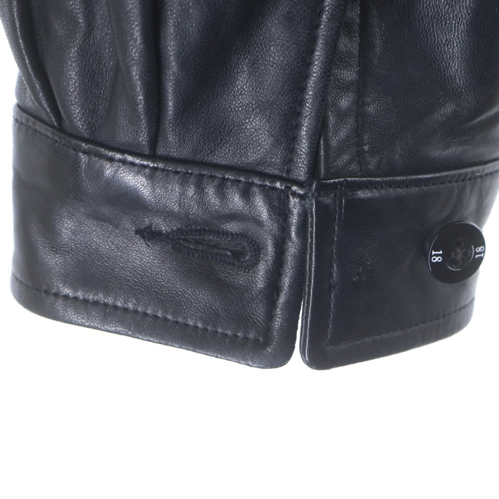 NEIGHBORHOOD(ネイバーフッド) 24AW LEATHER ZIP WORK JACKET レザー ジップ ワーク ジャケット ブラック 242SZNH-JKM01