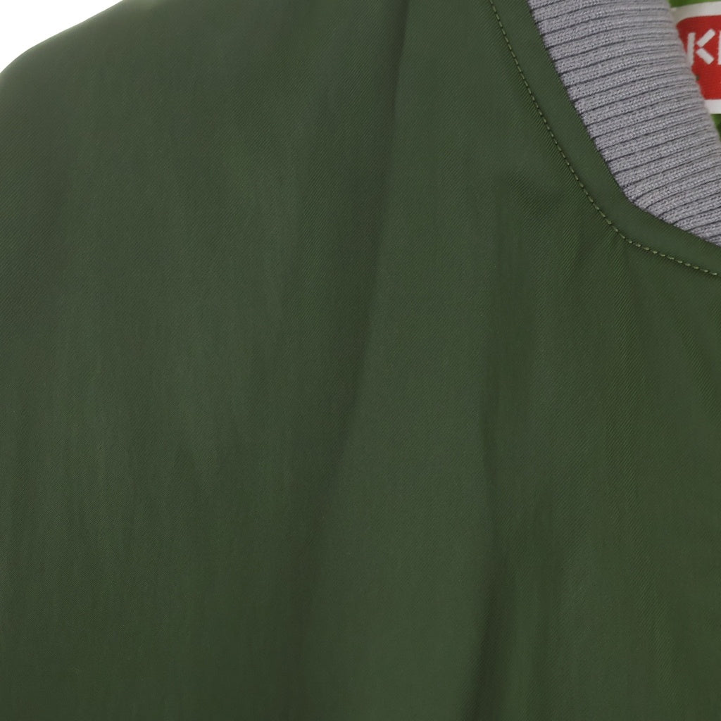 KENZO(ケンゾー) Logo Patch Bomber Jacket ロゴパッチ ボンバー ジャケット カーキ FC85BL-1279OC