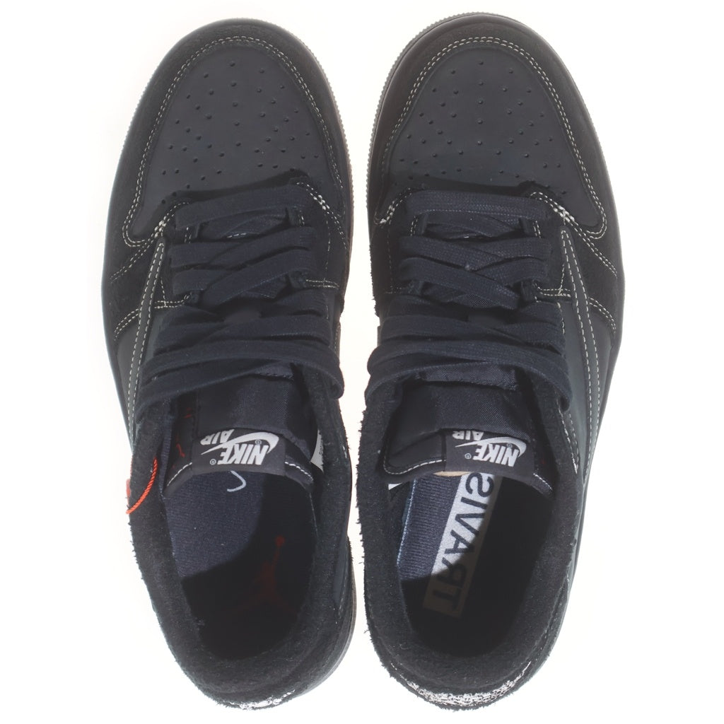 NIKE(ナイキ) ×TRAVIS SCOTT AIR JORDAN 1 LOW OG SP BLACK PHANTOM エアジョーダン1 ブラックファントム ローカットスニーカー ブラック US9/27cm DM7866-001