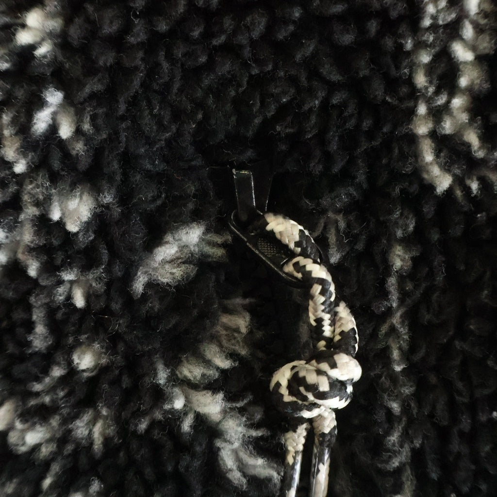 THE NORTH FACE(ザノースフェイス) NOVELTY PLAY GREEN FLEECE HOODIE ペイズリー柄 フーデッド ジップアップ ボアジャケット ブラック NJ4FN67A
