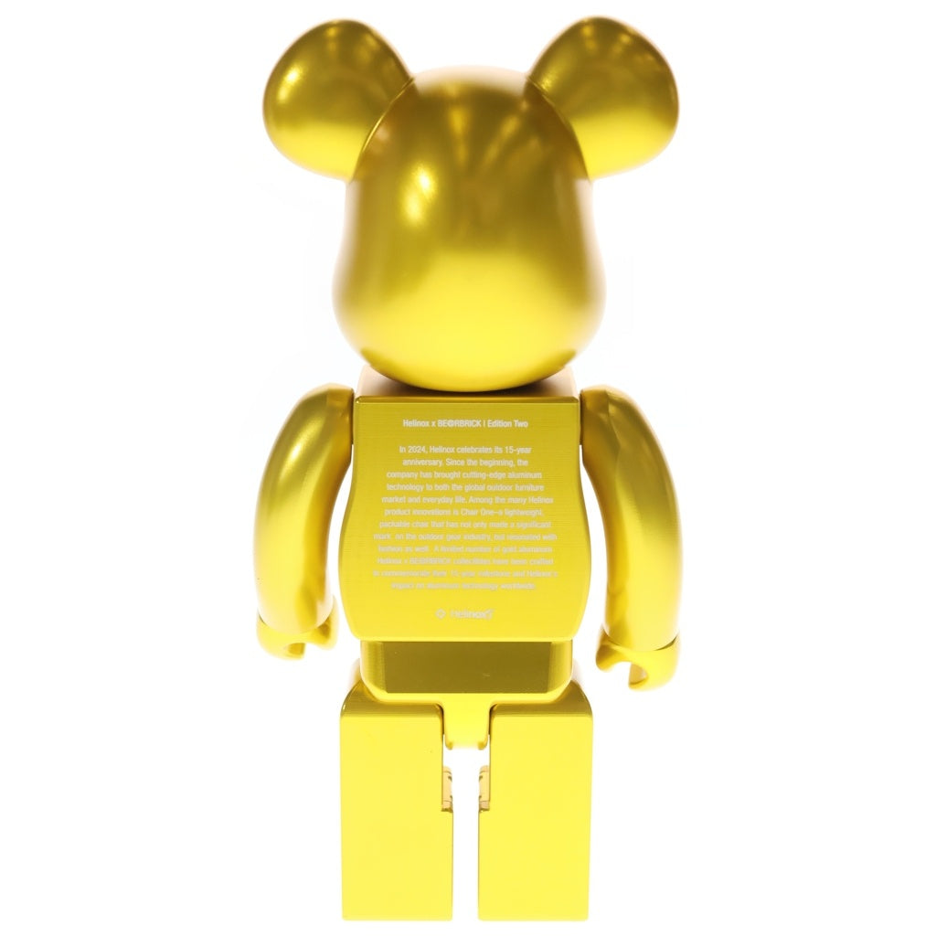 MEDICOM TOY(メディコムトイ) Bearbrick 15th Anniversary Helinox 400% ベアブリック アニバーサリー ヘリノックス フィギュア 人形 ゴールド