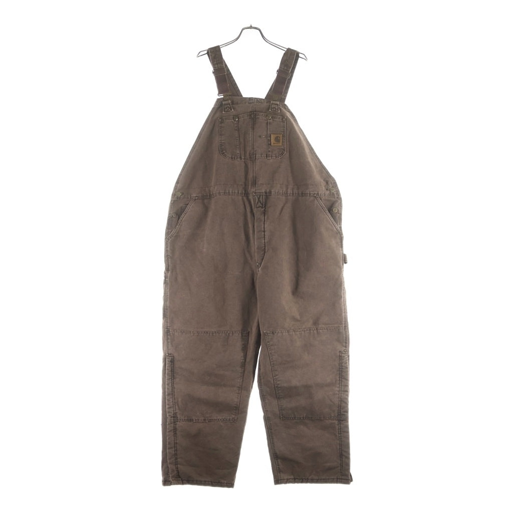 CARHARTT(カーハート) 00S ダック地 ダブルニー オーバーオール ブラウン
