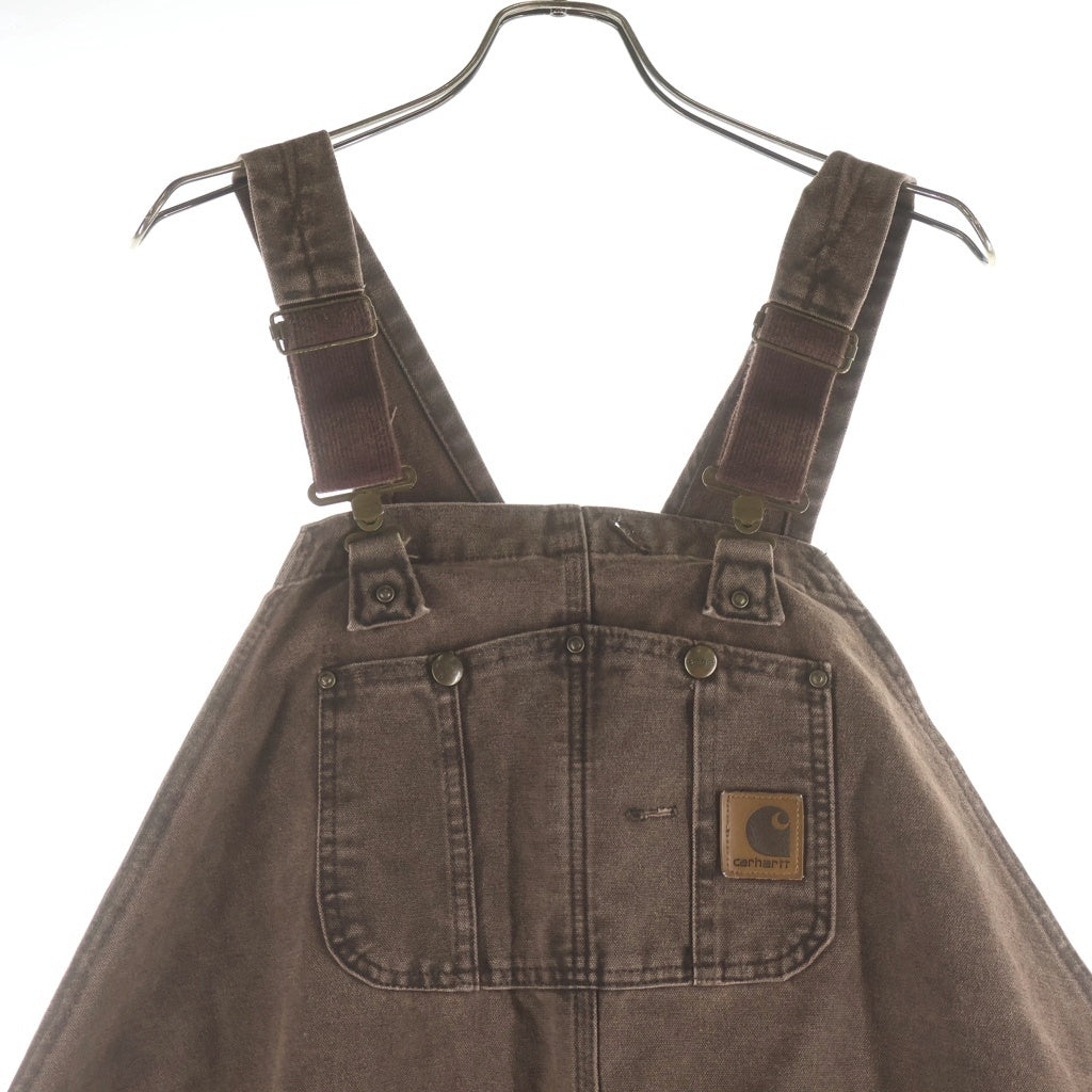 CARHARTT(カーハート) 00S ダック地 ダブルニー オーバーオール ブラウン