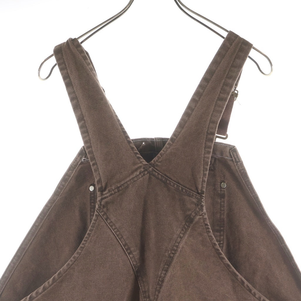 CARHARTT(カーハート) 00S ダック地 ダブルニー オーバーオール ブラウン