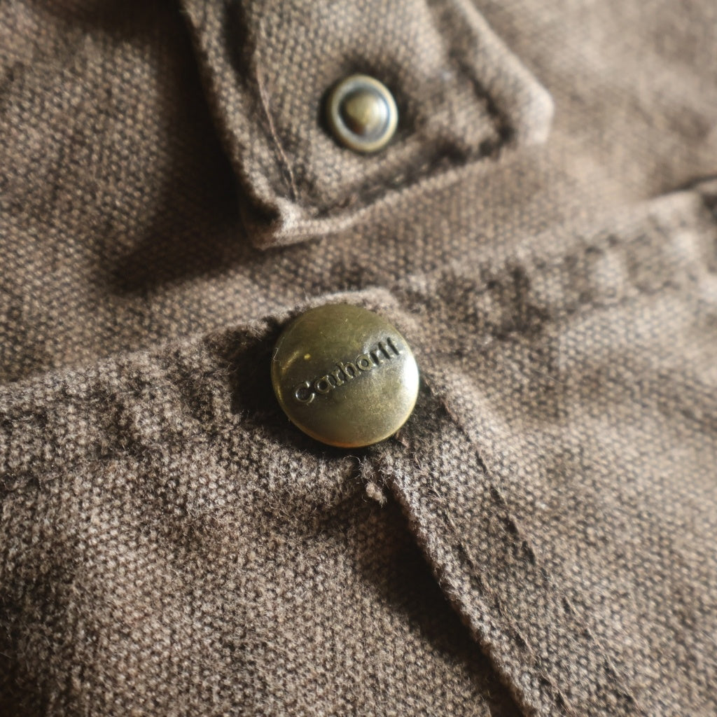 CARHARTT(カーハート) 00S ダック地 ダブルニー オーバーオール ブラウン