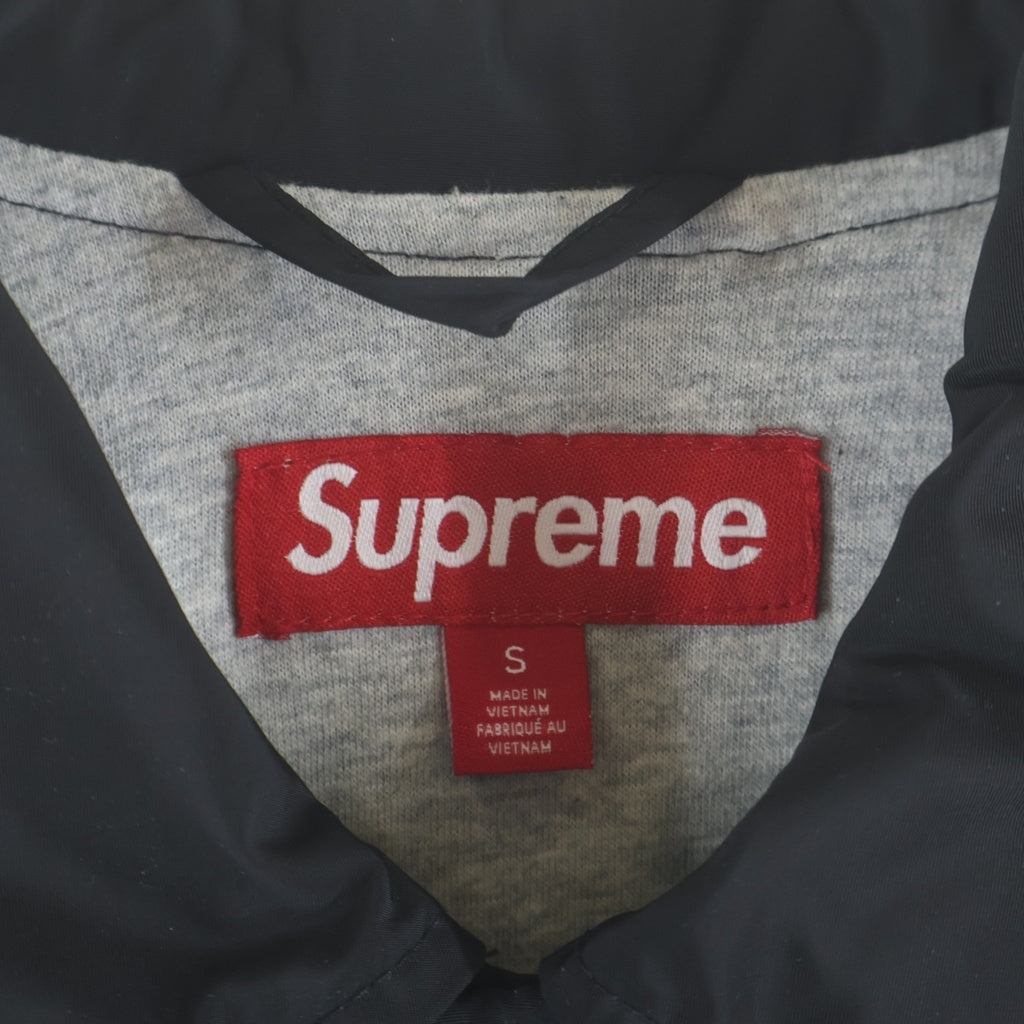 SUPREME(シュプリーム) 24AW Crest Coaches Jacket クレスト ロゴエンブロイダリー コーチジャケット ブラック